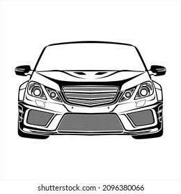 modern vehicle vector, good for reference design