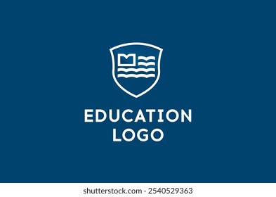 Modern and versatile education logo design, ideal for schools, universities, and online learning platforms. Represents growth, knowledge, and innovation in the educational sector.