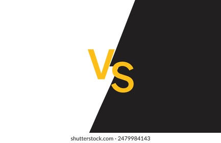 Modern versus Battle Background. Vs Kampfüberschrift mit Blitzschlag. Wettkämpfe zwischen Teilnehmern, Kämpfern oder Teams. Vektorillustration.