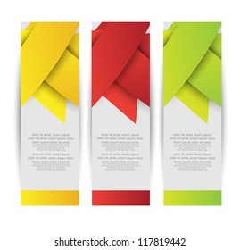 modern vertical banner