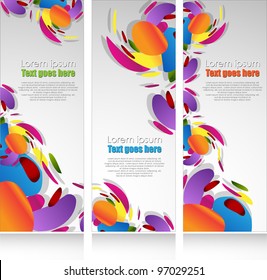 modern vertical banner