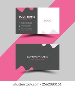 modern and very professional business card design template