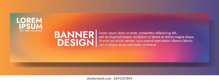 Una Plantilla de Anuncio moderna y vibrante con un fluido colorido 