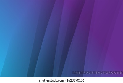 Modern vibrant colorful gradient with abstract shape background. 