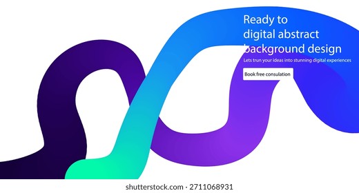 Diseño de fondo abstracto digital moderno y vibrante para el Web y la impresión