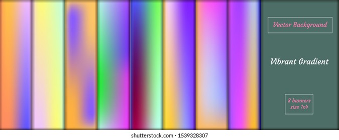Modern vibrant gradient background. Creative template for design, cover, banner, poster, mobile app