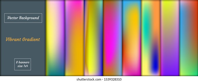 Modern vibrant gradient background. Creative template for design, cover, banner, poster, mobile app