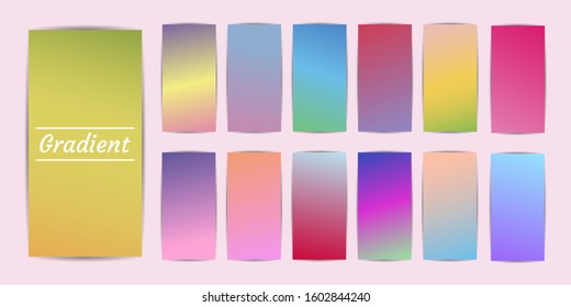 Modern vibrant gradient background. Creative template for design, cover, banner, poster, mobile app