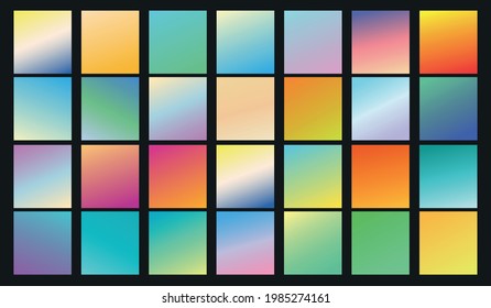 Modern vibrant gradient background. Creative template for design, cover, banner, poster, mobile app
