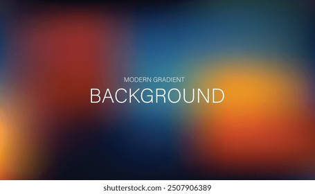 Modern Vibrant Gradient Blurred Background. 