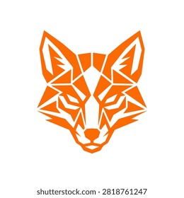 Modern vibrant vulpine illustration for creative agencies or tech startups.