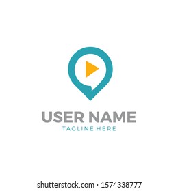 Modern Video Logo Design Company Template