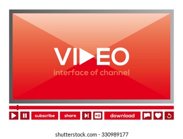 Modern Video Player Interface