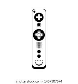 Modern videogame remote control isolated device vector illustration graphic design