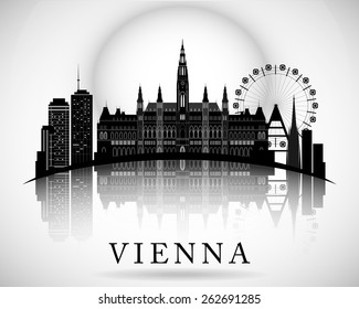 Modern Vienna City Skyline Design - Austria