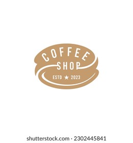 modern vintage coffee shop labels. vector illustration