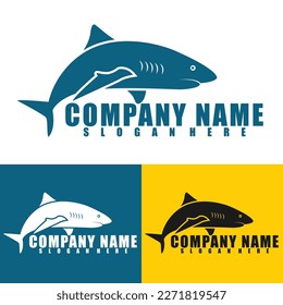 modern, vintage Fish logo design vector
