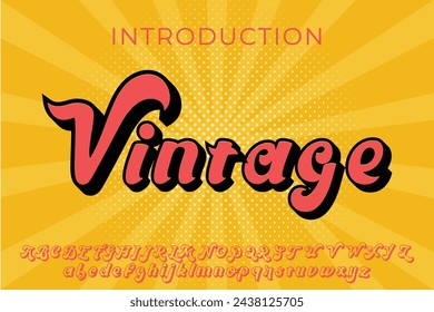 Modern Vintage Italic serif Font. Typeface urban style fonts for technology, digital, movie, logo design, and much more. Alphabet Collections vector illustration