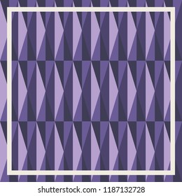 modern violet color rhombs pattern with white frame
