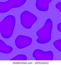 modern violet freeform shape seamless pattern