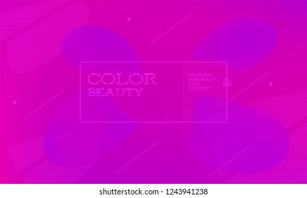 Modern violet stylish geometric background. Gradient shapes composition for brochures, flyers etc. Eps10 vector image.