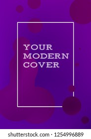 Modern violet stylish geometric background. Gradient shapes composition for brochures, flyers etc. Eps10 vector image.