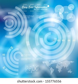 Modern virtual technology background 