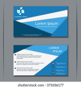 Modern visiting card, banner, badge, sticker, coupon, voucher, label vector template