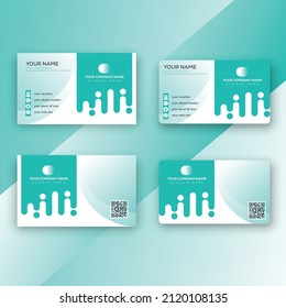 It is a modern visiting card design and fully editable.