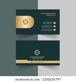 Modern Visiting card design template.