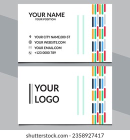 modern visiting card design template