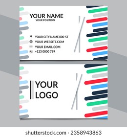 modern visiting card design template