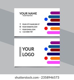 modern visiting card design template