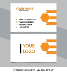modern visiting card design template