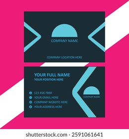 Modern Visiting Card Card Template Vector Art