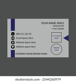 modern visiting card vector style