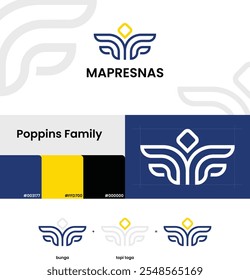 Modern Visual Identity Design for MAPRESNAS with Minimalist Logo and Branding Applications