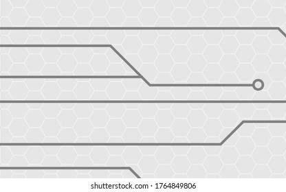 modern Visualization technology.Abstract grey background with technology circuit board texture.Communication and engineering concept.Technology Background. digital template, Vector illustration
