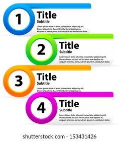 Modern, vivid banner templates