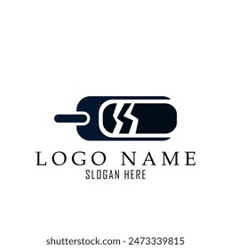 modern VR logo suitable for gaming, company and technology