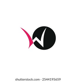 modern w letter logo vector design