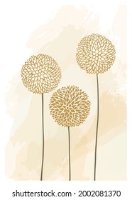 Modern wall art. Suitable for posters, greeting and holiday cards, corporate cards and invitations, book covers and notebooks, home decor.