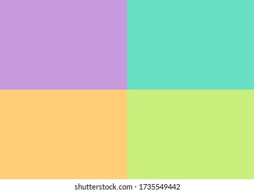 modern wall with square shape, purple green and orange pastel color for background, mosaic pattern pastel soft color simple, colorful wall tile ceramic for architecture background, vector