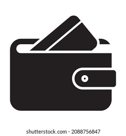 Icono de cartera moderna, mejor diseño plano de icono vector