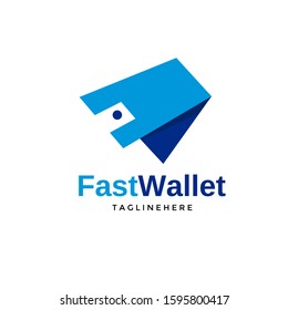 Modern Wallet Logo Icon Design Vector