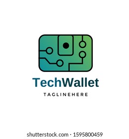 Modern Wallet Logo Icon Design Vector