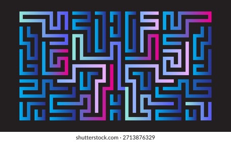 Las líneas de bloques de diseño de Fondo de pantalla moderno fluyen creando un llamativo patrón simétrico.