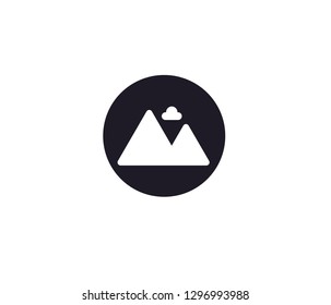 Modern wallpaper flat icon 