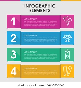 Modern wallpaper infographic template. infographic design with wallpaper icons includes hair barrette. can be used for presentation, diagram, annual report, web design.