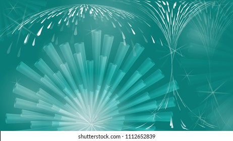 Modern wallpaper in the style of fantasy. A vivid abstract image. Salute, splashes, shine